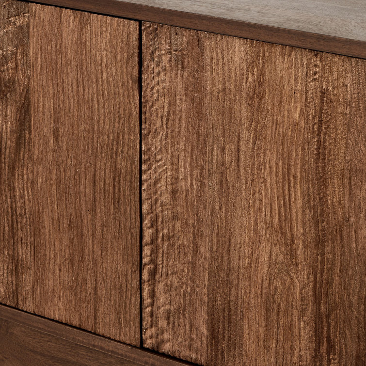 Gilmore Aged Mango Wood Media Console with Storage