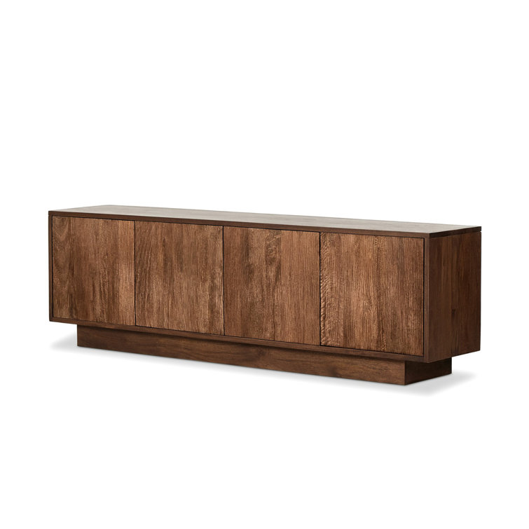 Gilmore Aged Mango Wood Media Console with Storage
