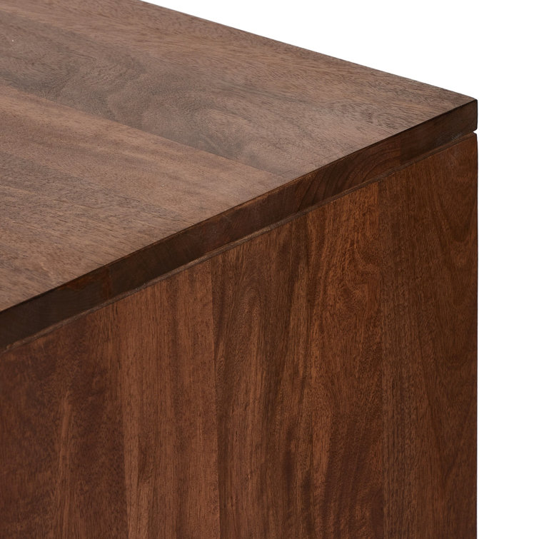 Gilmore Aged Mango Wood Media Console with Storage