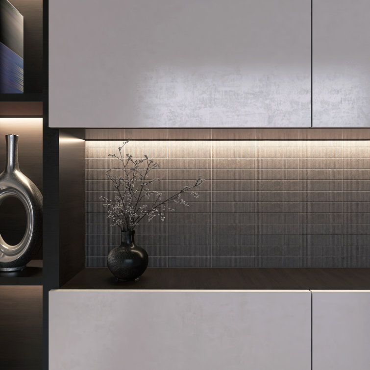 Noir Matte 3x12 Ceramic Subway Wall Tile