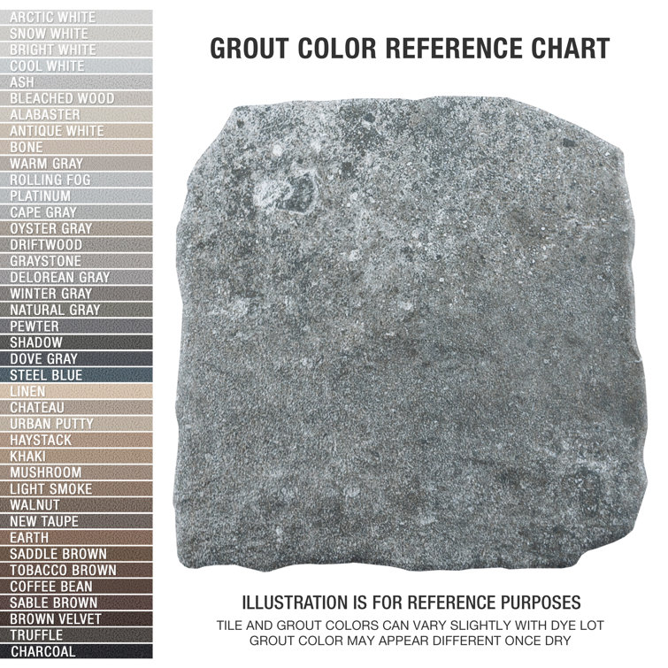 Country Gray 5.88" x 5.88" Porcelain Stone Look Wall & Floor Tile