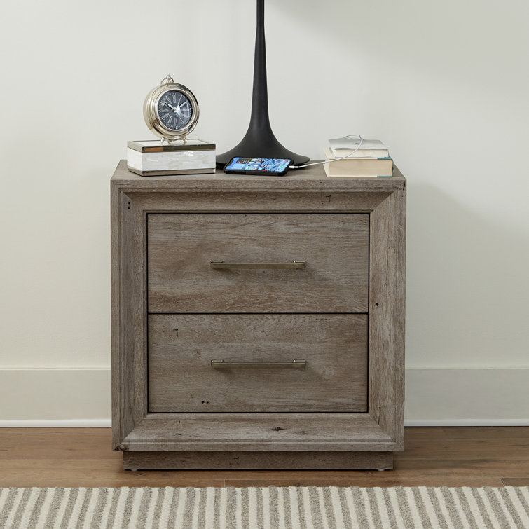 Greystone King Panel Bed with Dresser, Mirror, and Nightstand Set