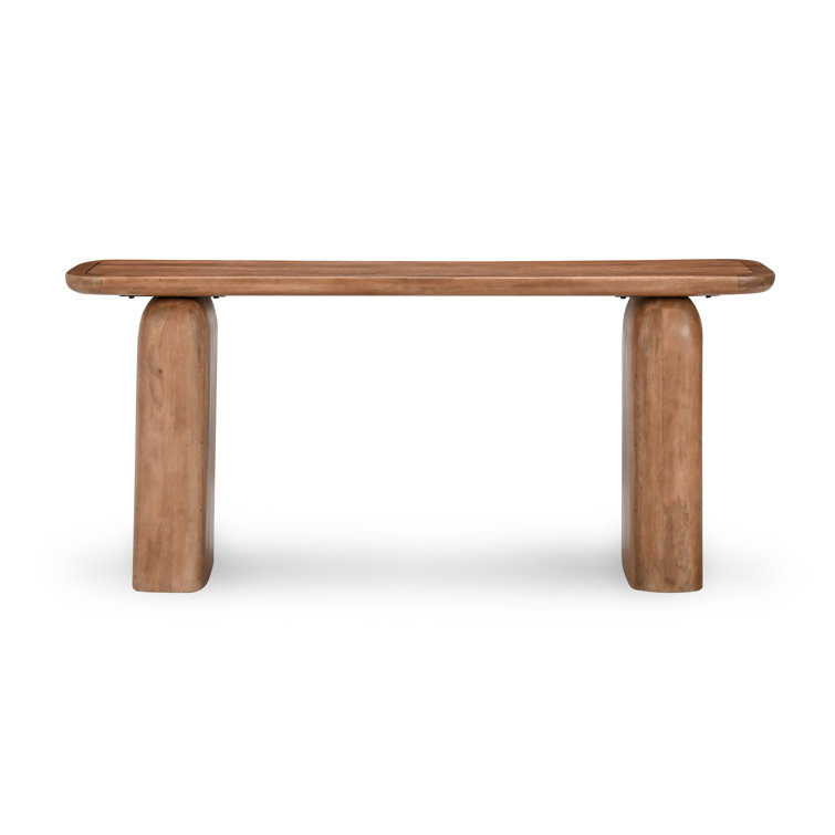 Chloe 68'' Umber Mango Wood Console Table