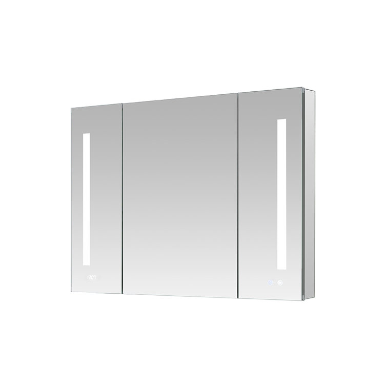 Signature Royale Aluminum LED Medicine Cabinet with Defogger and Makeup Mirror