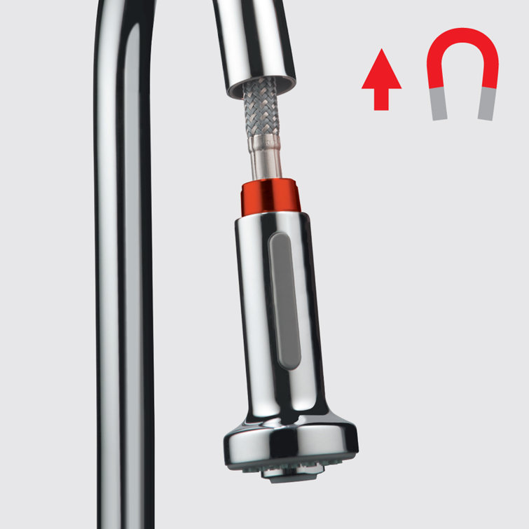 Talis S Modern Steel Optik Pull-down Kitchen Faucet with Spray