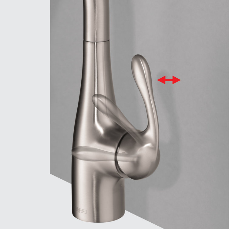 Stainless Steel Modern Pull-Out Spray Kitchen Faucet