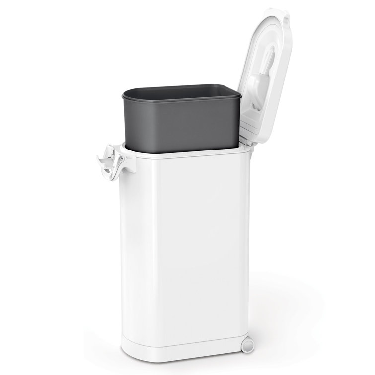 Stainless Steel Airtight Pet Food Storage Container with Magnetic Scoop