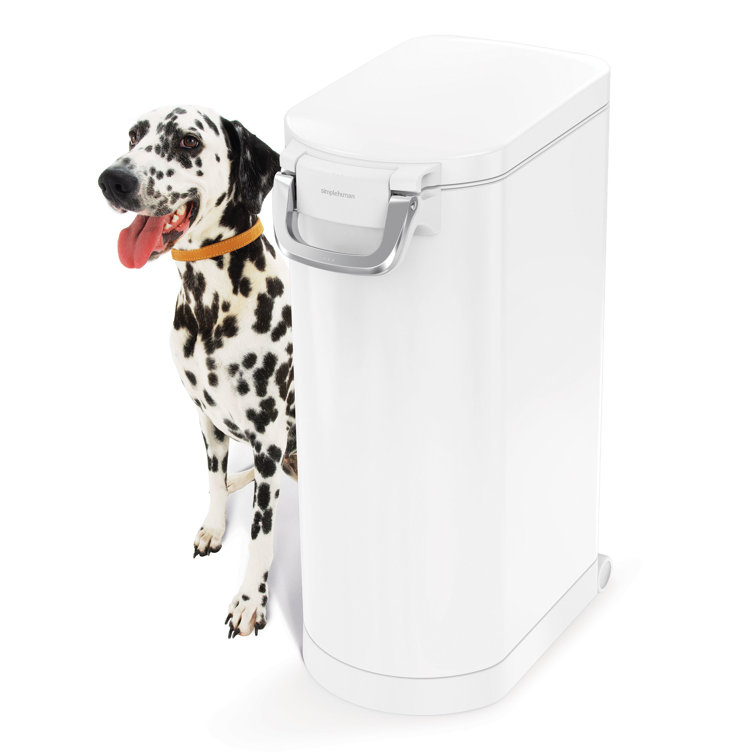Stainless Steel Airtight Pet Food Storage Container with Magnetic Scoop