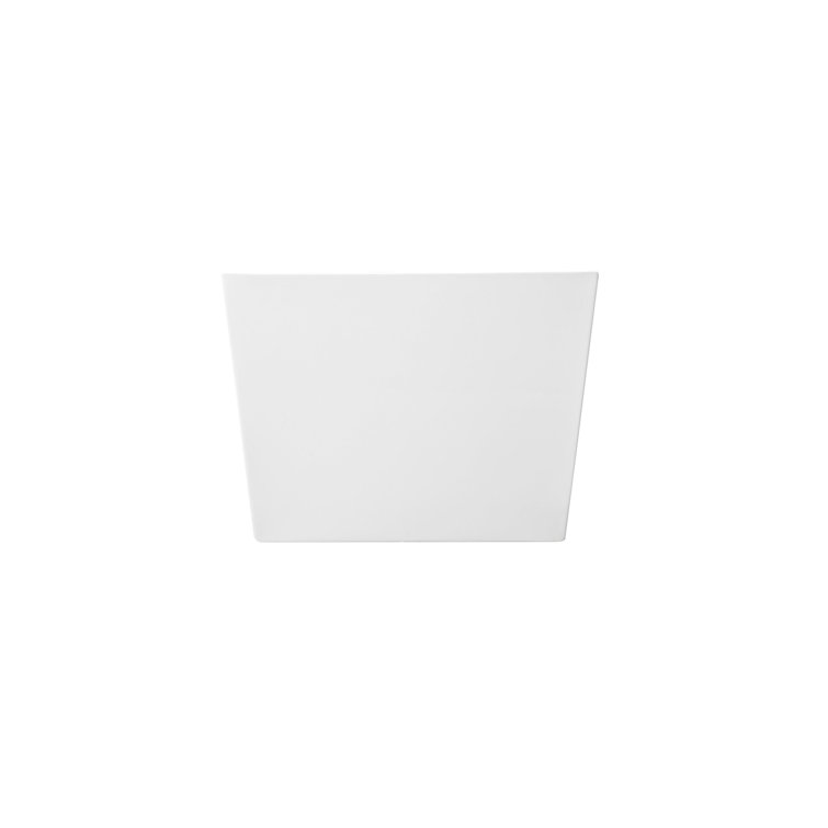 71" White Acrylic Freestanding Rectangular Tub