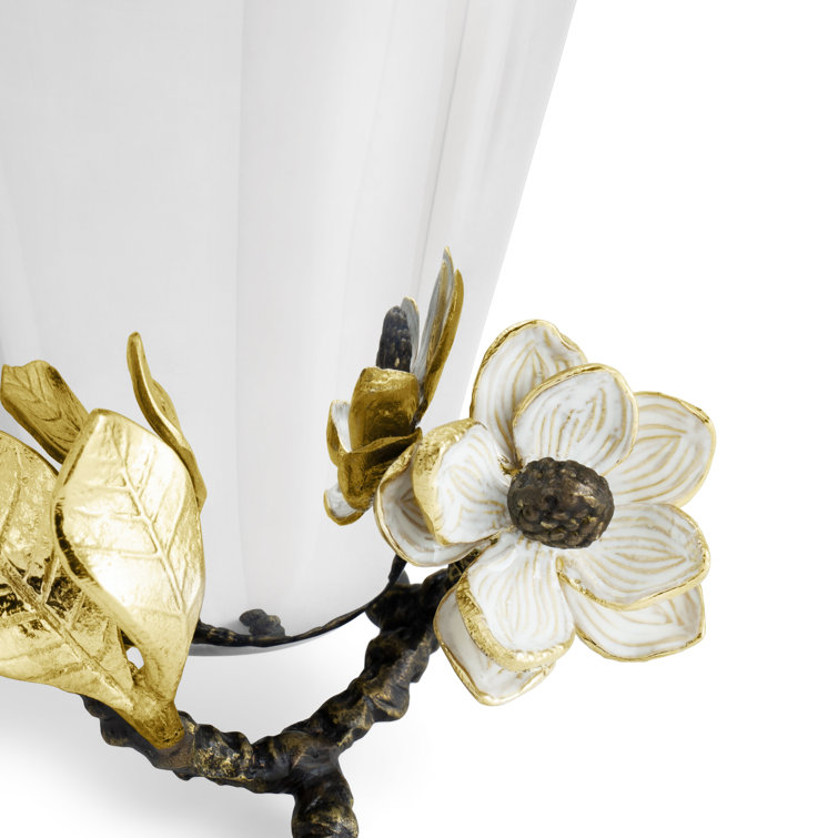 Vintage Bloom Bud Vase in Mixed Metals
