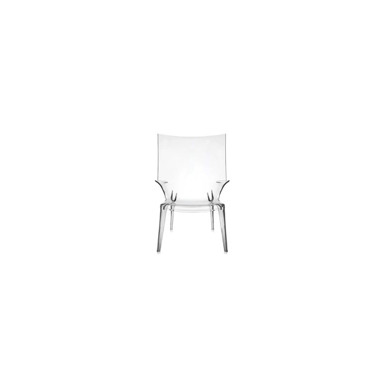 Uncle Jim Crystal Finish Transparent Accent Chair by Philippe Starck