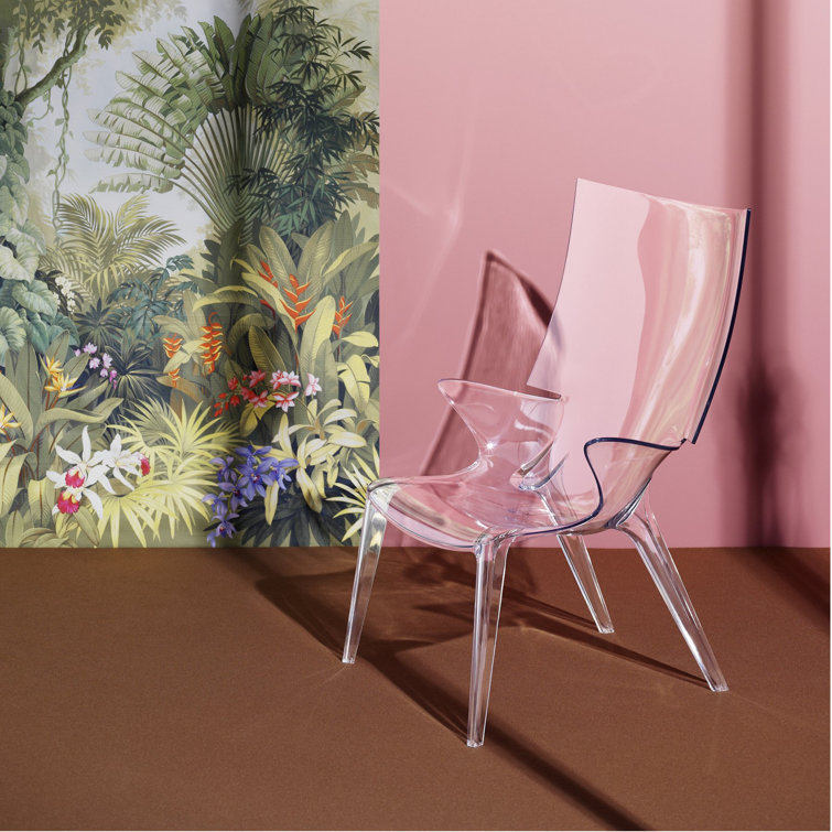 Uncle Jim Crystal Finish Transparent Accent Chair by Philippe Starck