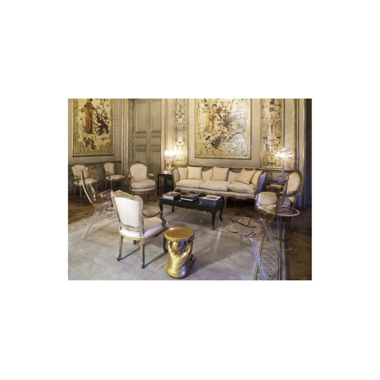 Uncle Jim Crystal Finish Transparent Accent Chair by Philippe Starck