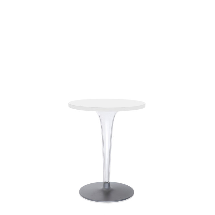 Philippe Starck 28" Round Acrylic Outdoor Coffee Table in Black