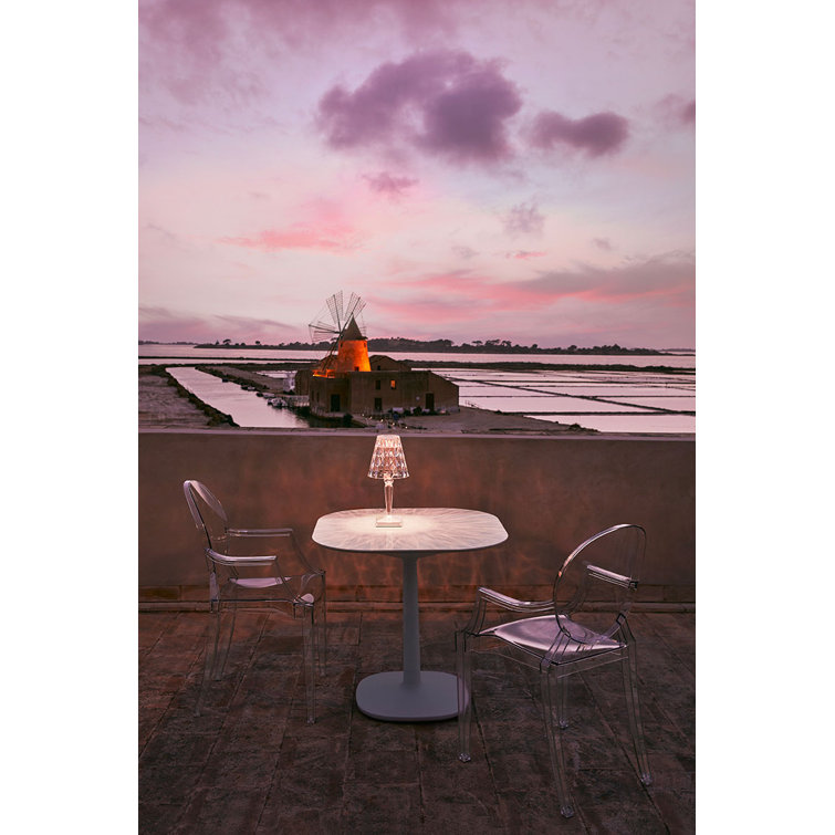 Crystal Clear Polycarbonate Dining Armchair