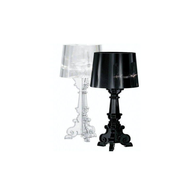 Adjustable Empire Shade Crystal Bourgie Table Lamp