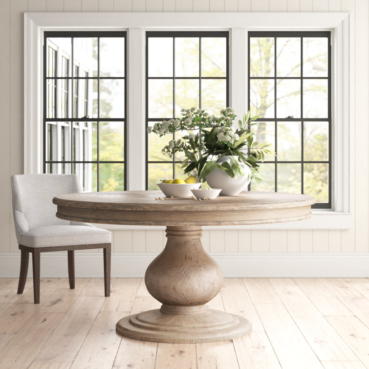 Baldwin 60" Round Reclaimed Pine Rustic Dining Table