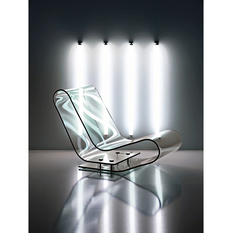 Maarten Van Severen Crystal Blue LCP Chaise Lounge Chair