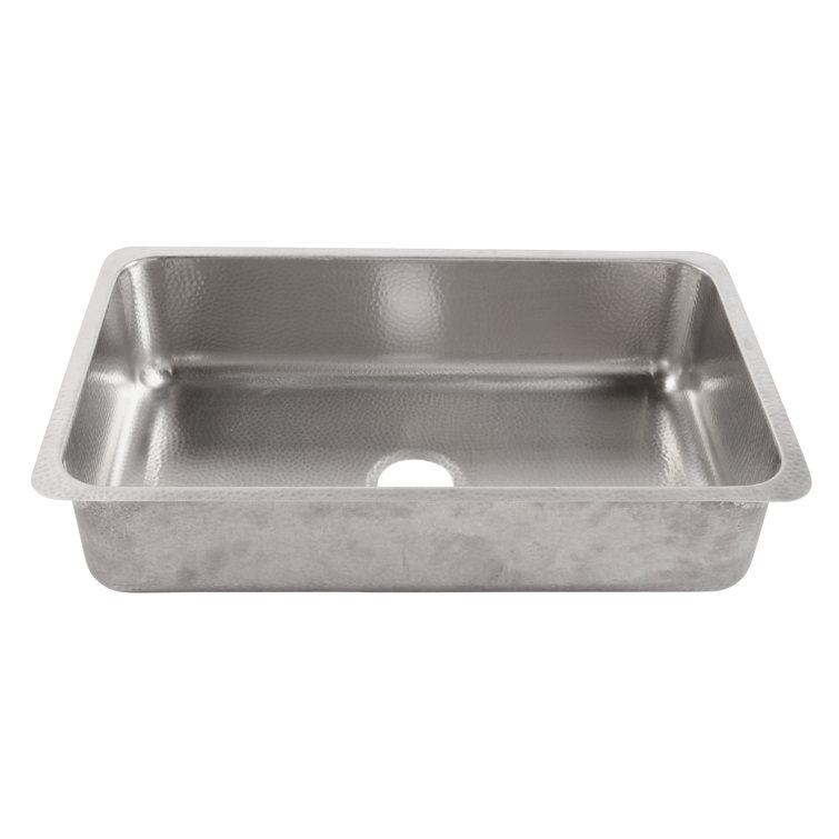 Taylor Hammered Stainless Steel Single Bowl Undermount Sink
