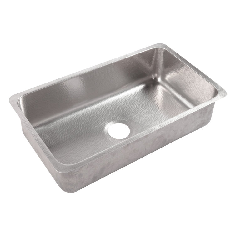 Taylor Hammered Stainless Steel Single Bowl Undermount Sink