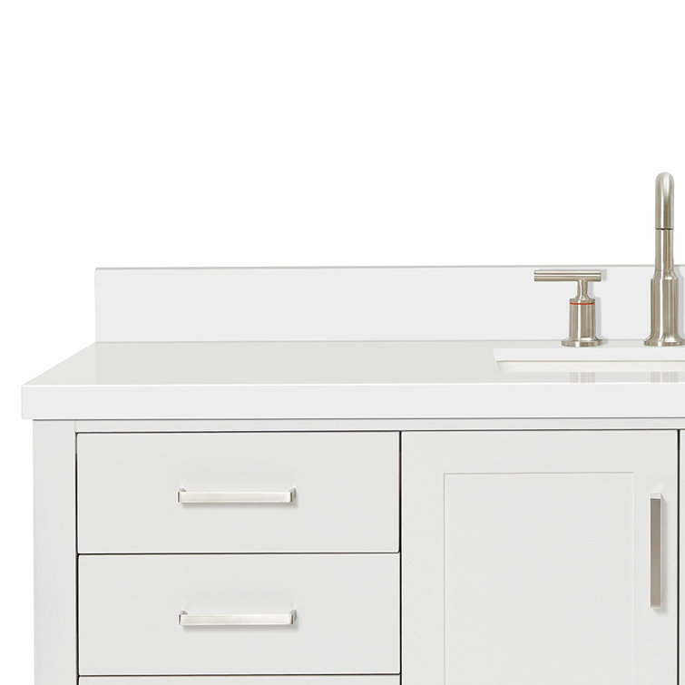 Magnolia 61" White Freestanding Single Bathroom Vanity Set