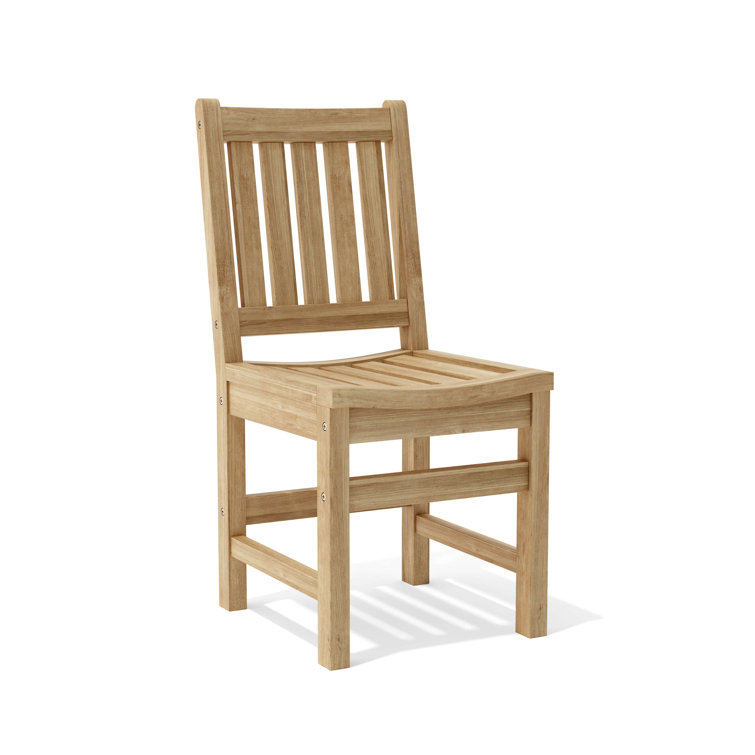 Sonoma Teak Armless Outdoor Dining Chair