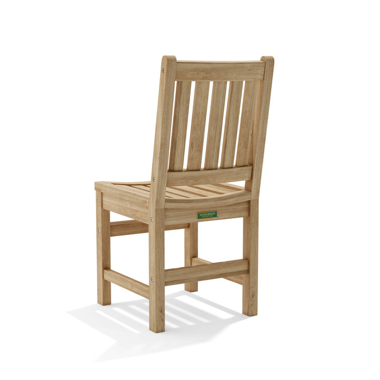 Sonoma Teak Armless Outdoor Dining Chair