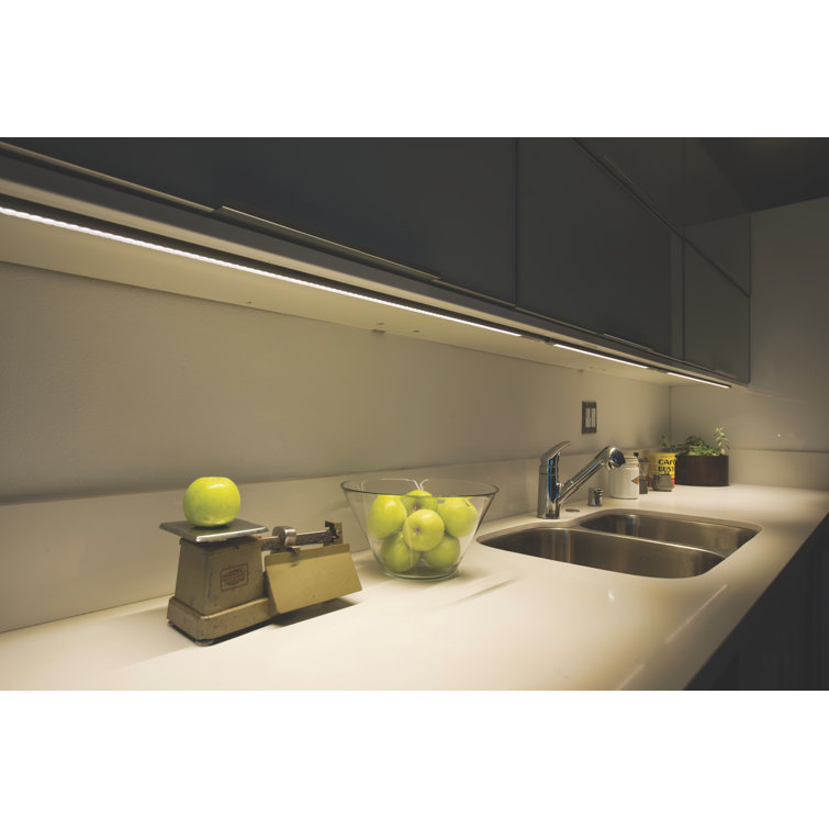 Silver LED Under Cabinet Light Bar with App Control
