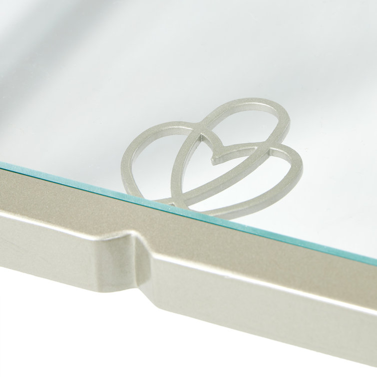 Transitional Cream Acrylic Rectangular Occasional Table