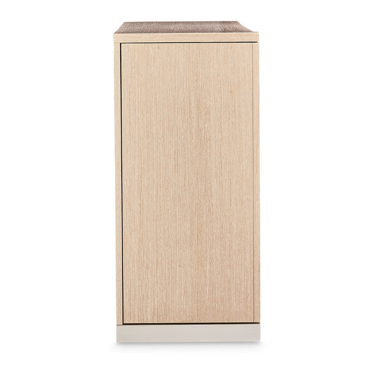 Laguna Ridge Contemporary Beige 72'' Washed Oak Sideboard