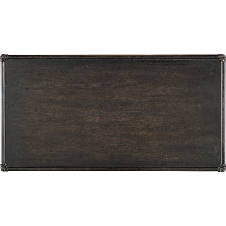 Black Sand Oak and Maple Transitional Writing Desk