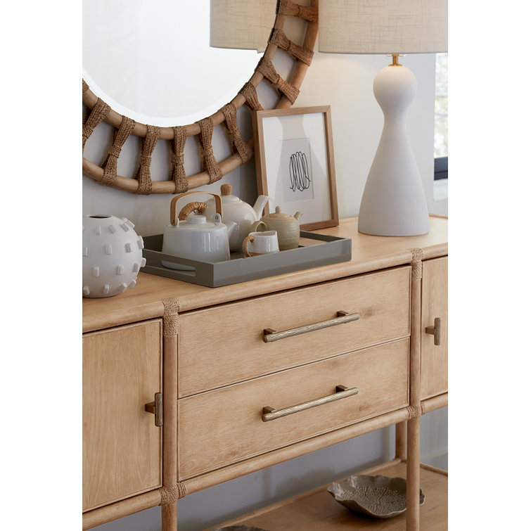Retreat 70'' Beige Oak and Maple Sideboard