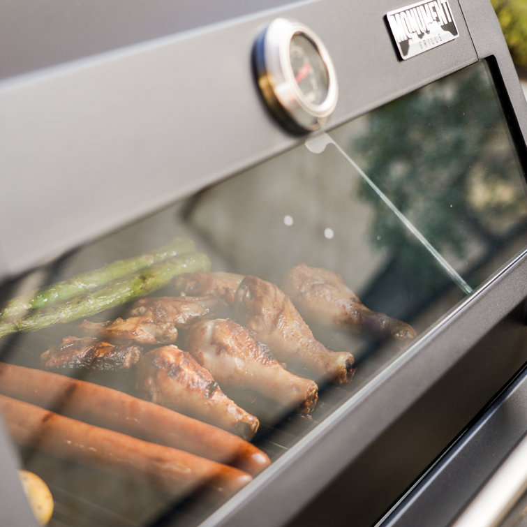 Mesa Black Stainless Steel 3-Burner Propane Gas Grill with Side Burner
