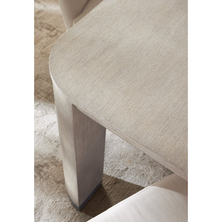 Diamond Finish Extendable Rectangular Oak Dining Table