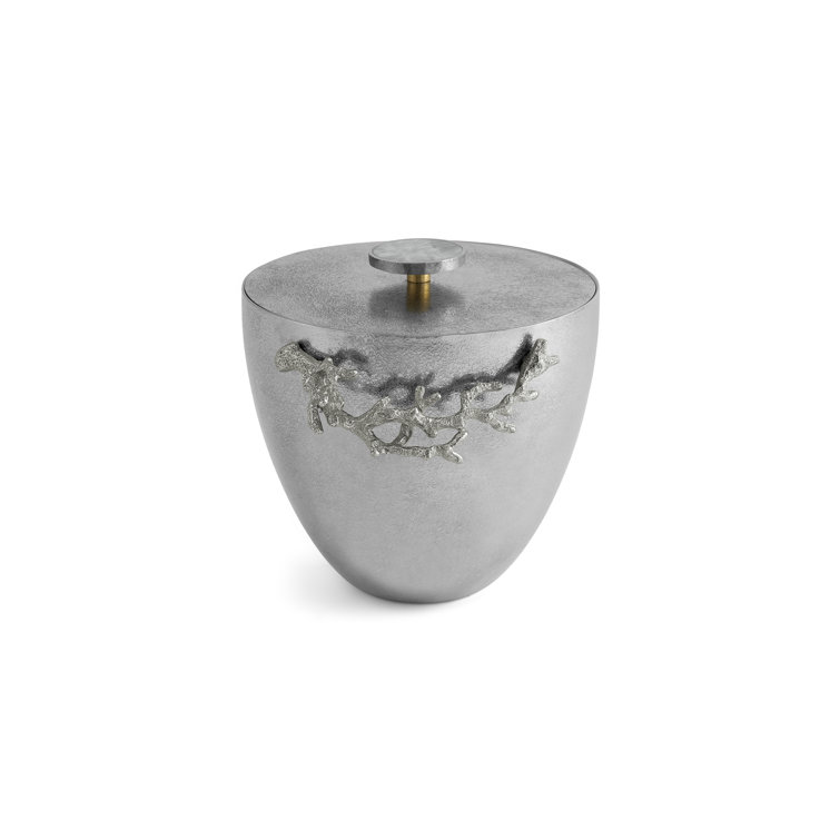 Michael Aram Ocean Reef Hand-Textured Stainless Steel Ice Bucket