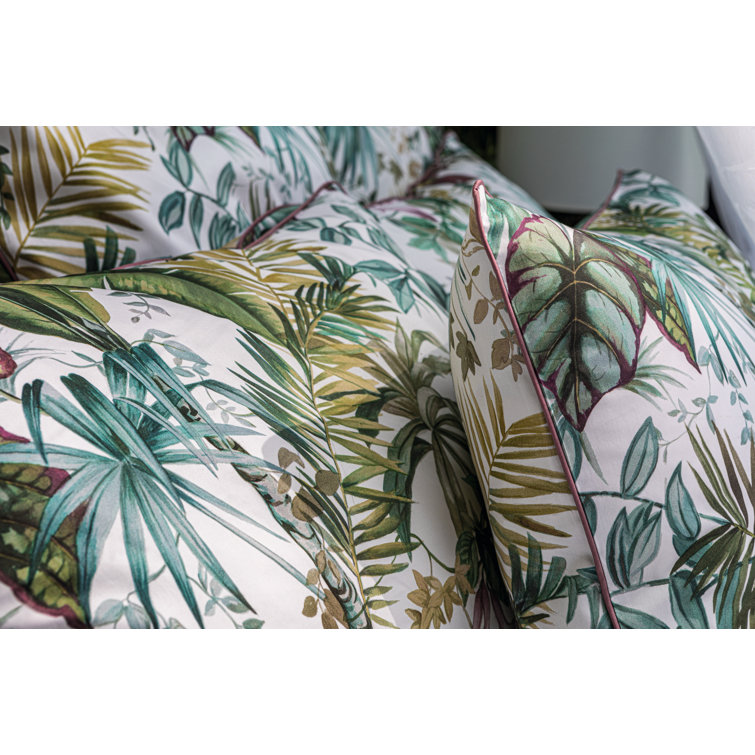 Boudoir Size Multicolor Cotton Floral Pillow Sham