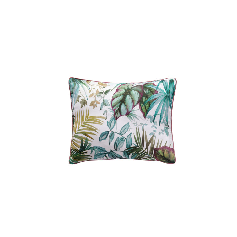 Boudoir Size Multicolor Cotton Floral Pillow Sham