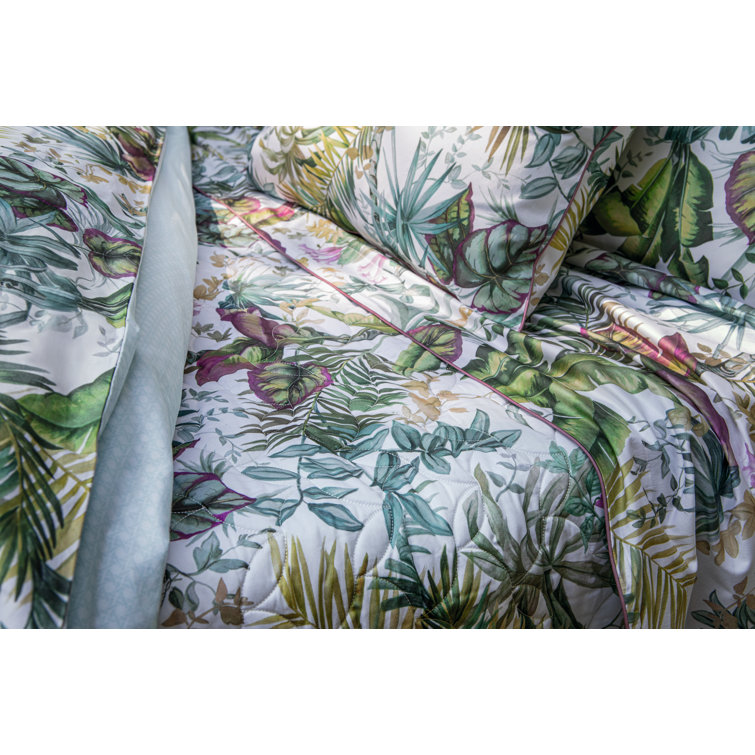 Boudoir Size Multicolor Cotton Floral Pillow Sham