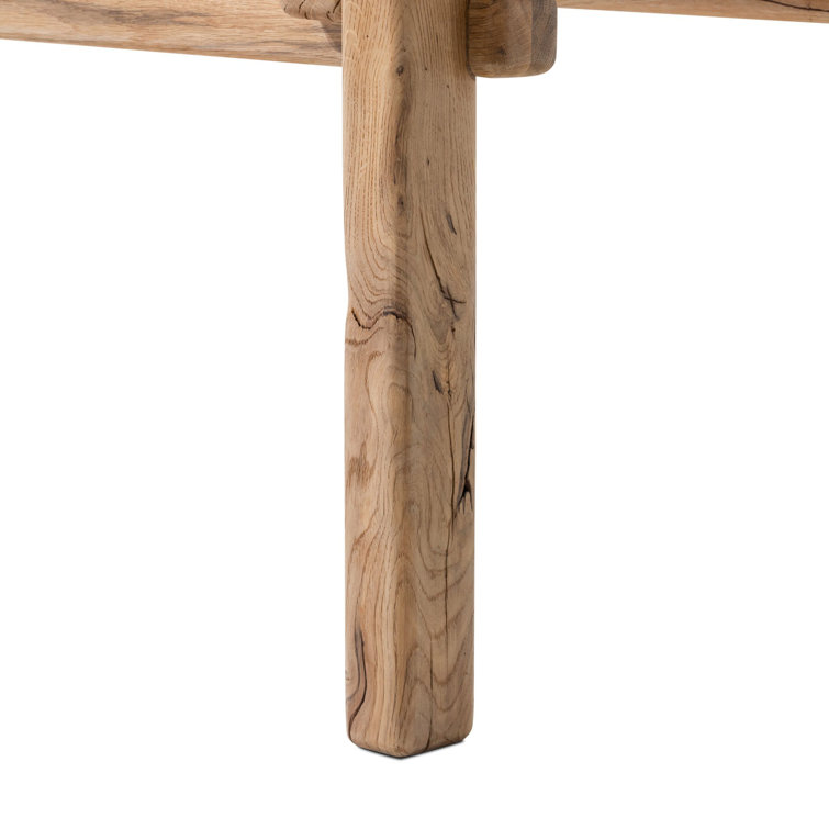 Natural Reclaimed French Oak Rectangular End Table
