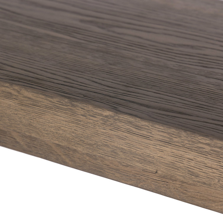 Worn Oak 78'' Wooden Console Table with Storage