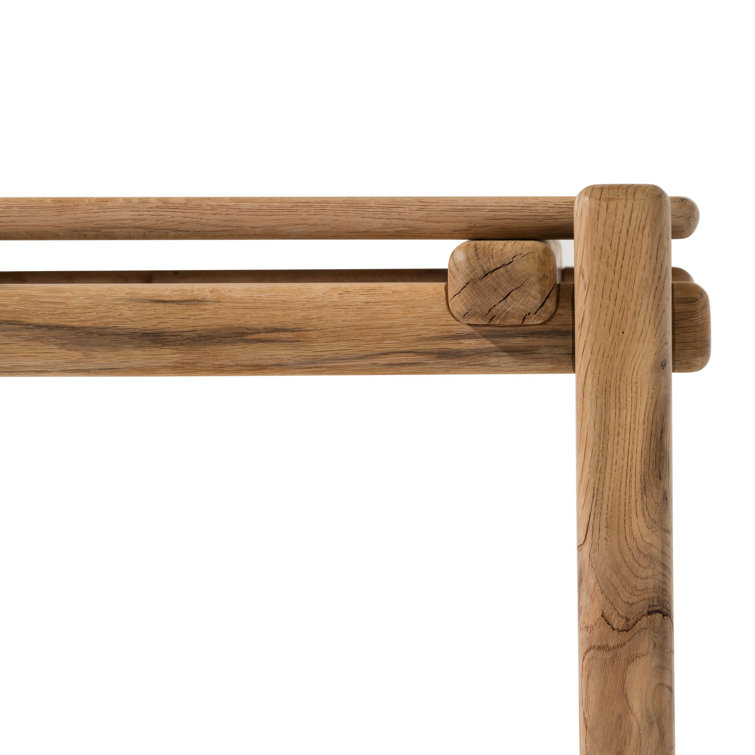 Natural Reclaimed French Oak Rectangular End Table