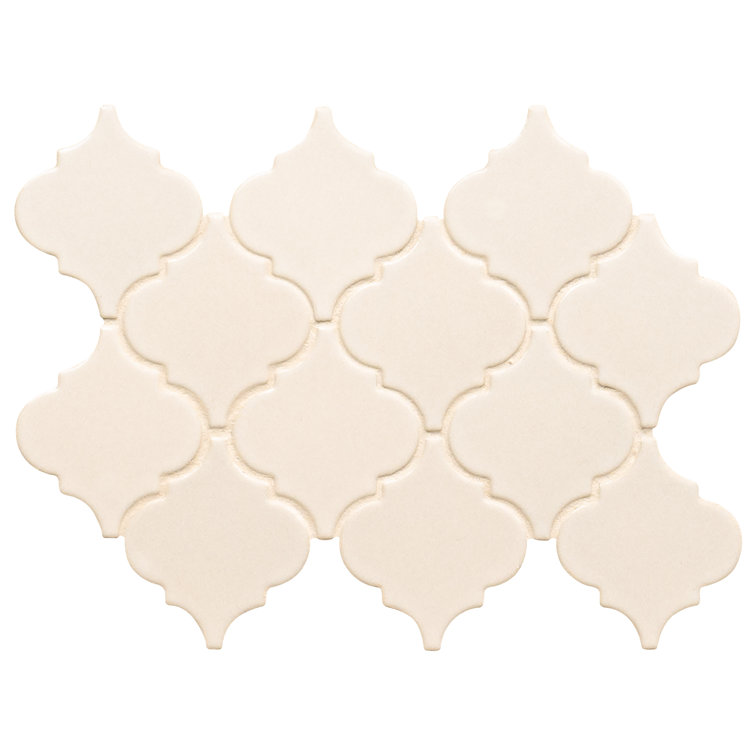 Antique White Ceramic Mosaic Tile Sheet for Walls