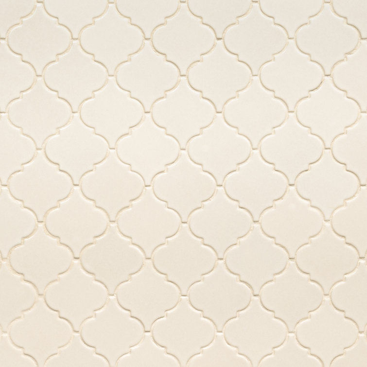 Antique White Ceramic Mosaic Tile Sheet for Walls