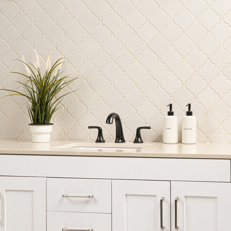 Antique White Ceramic Mosaic Tile Sheet for Walls