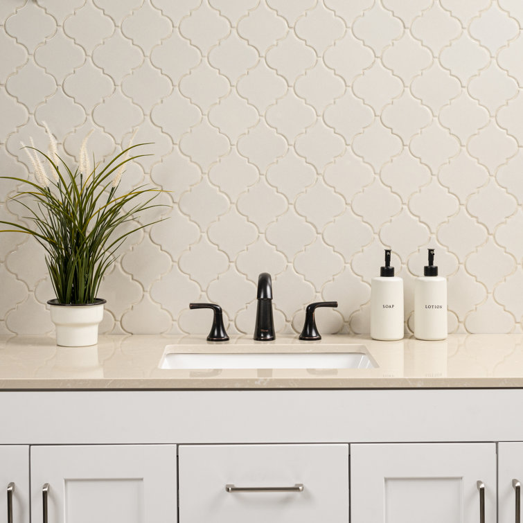 Antique White Ceramic Mosaic Tile Sheet for Walls