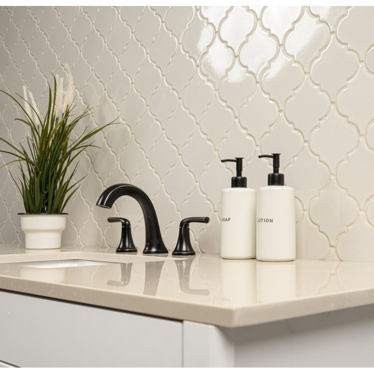 Antique White Ceramic Mosaic Tile Sheet for Walls