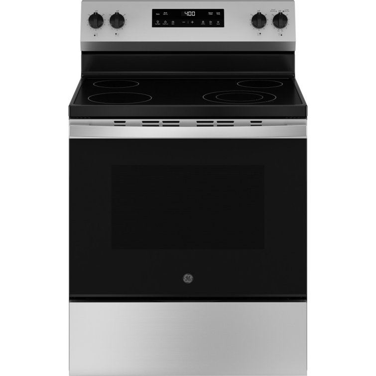 GE 30" Stainless Steel Free-Standing Electric Range with Sabbath Mode