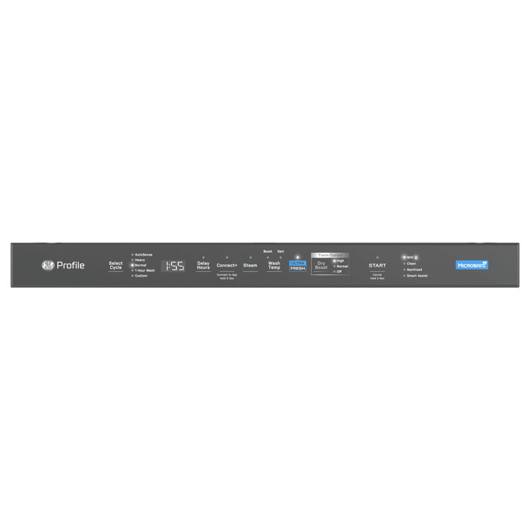Stainless Steel Smart Built-In Dishwasher with Pocket Handle