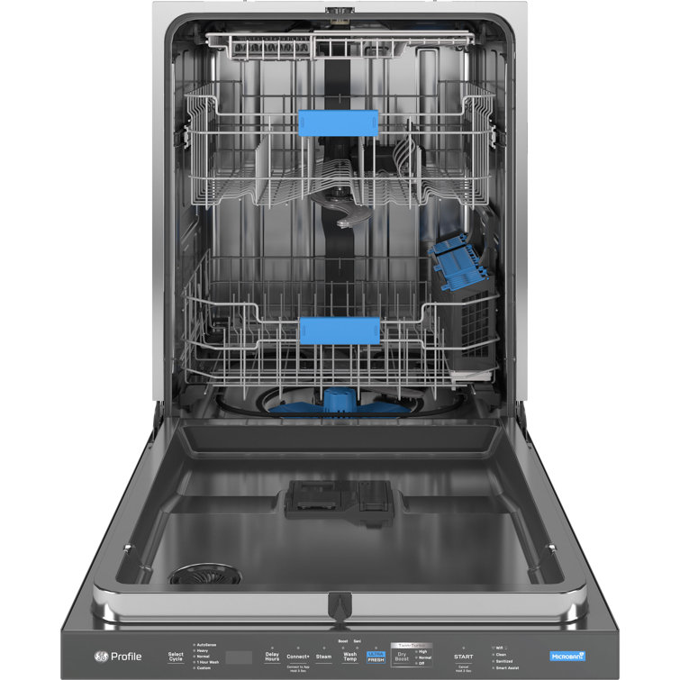 Stainless Steel Smart Built-In Dishwasher with Pocket Handle
