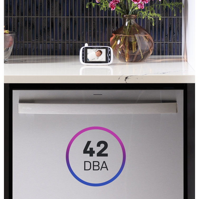 Stainless Steel Smart Built-In Dishwasher with Pocket Handle